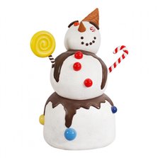 Image of Fiberglass Candy Snowman
